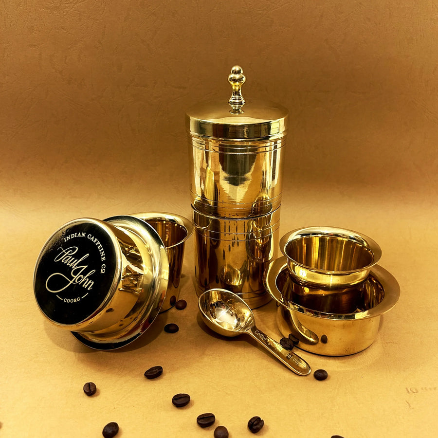 BRASS SOUTH INDIAN FILTER KIT