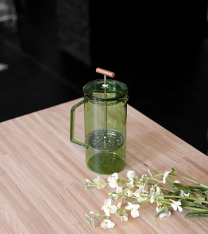 VERDE GLASS FRENCH  PRESS