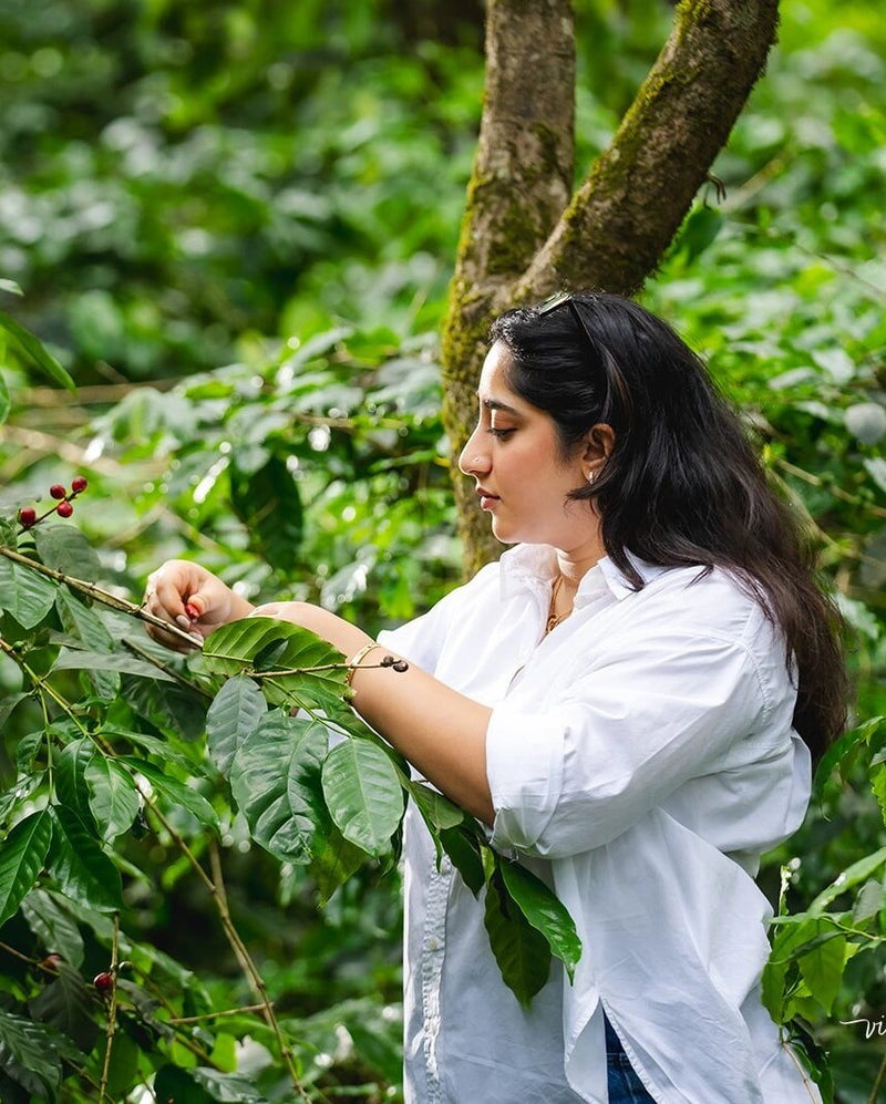Shonali Paul at the coffee estate
